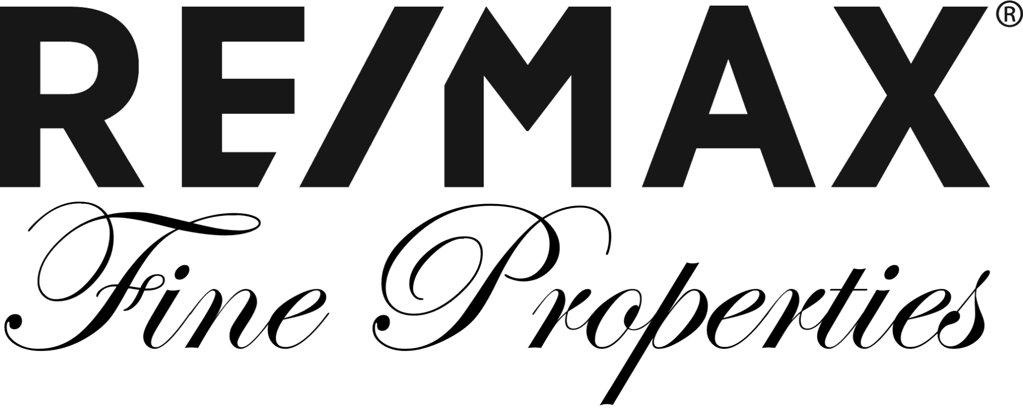 REMAX Fine Properties Logo - Black (1)