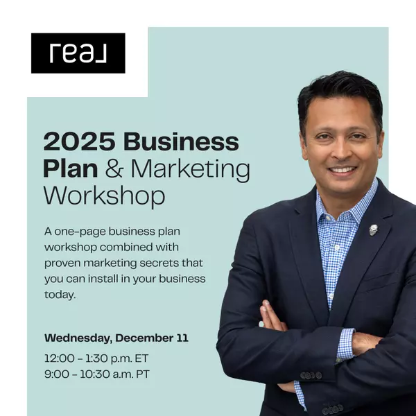 REALTORS: The 2025 Business Plan & Marketing Workshop is Almost Here!