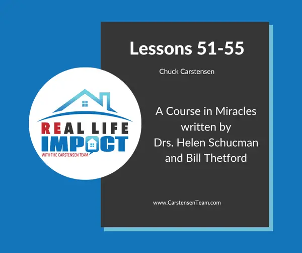 Courses in Miracles, Lessons 51-55,Chuck Carstensen