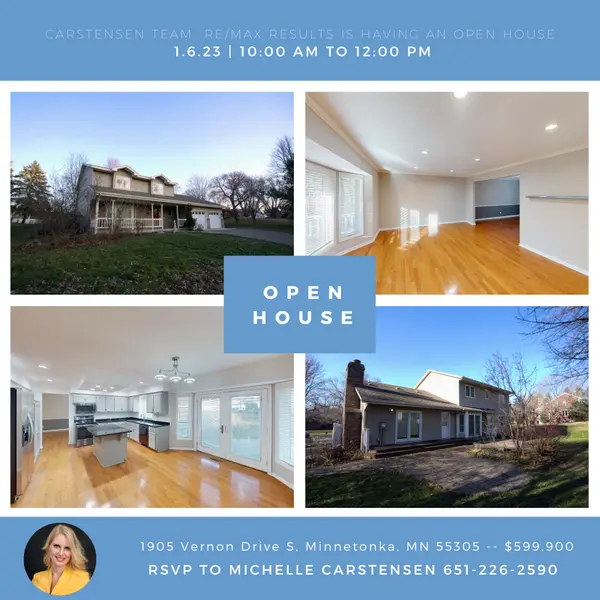 Minnetonka Open House Jan. 6th 10-Noon,Chuck Carstensen