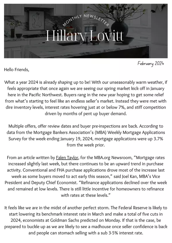 Hillary's February 2024 Newsletter,Hillary Lovitt