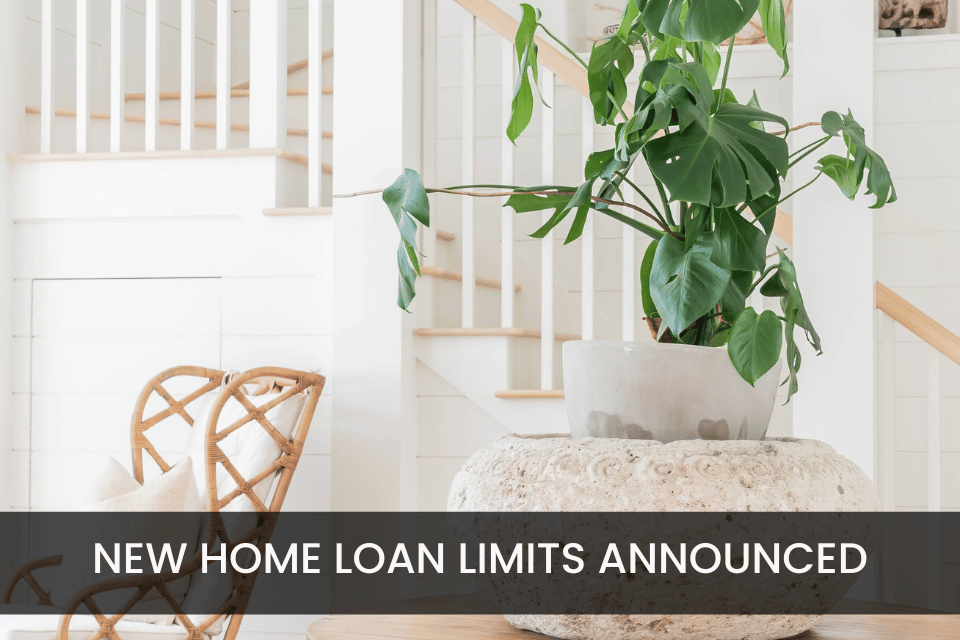 New Home Loan Limits Announced,Alec Short