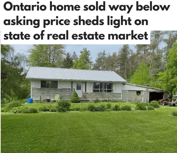 Ontario home sold way below asking price sheds light on state of real estate market,Sergey Korostensky