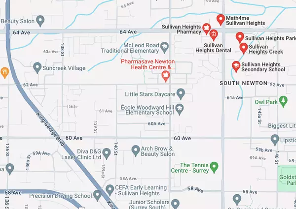 Sullivan Heights Neighbourhood Map