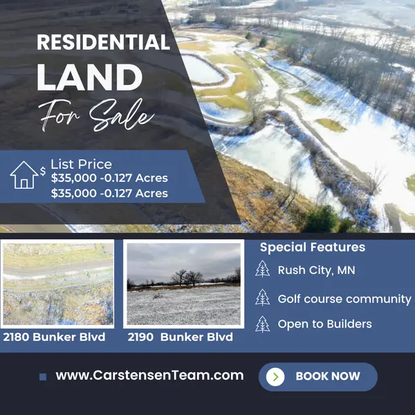 Rush City Lots in Golf Course Community,Chuck Carstensen