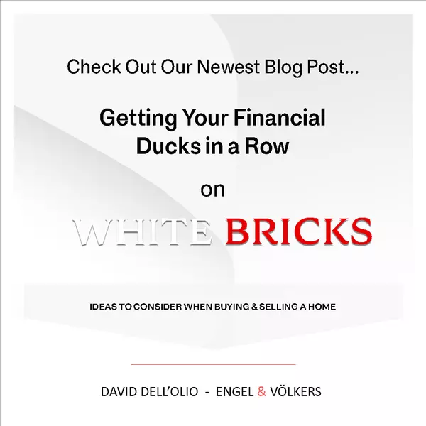 Getting Your Financial Ducks in a Row,David Dell'Olio