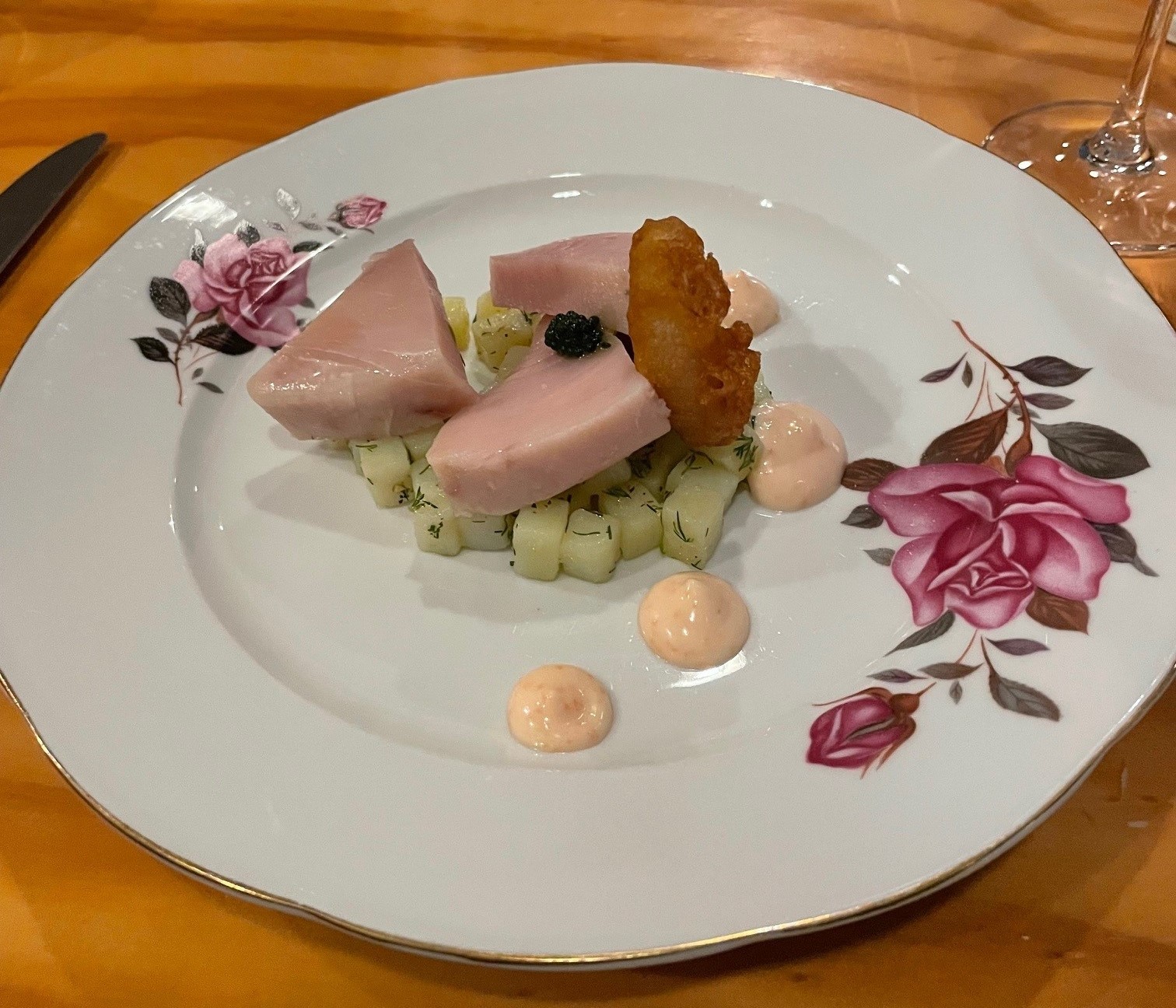 Albacore tuna appetizer