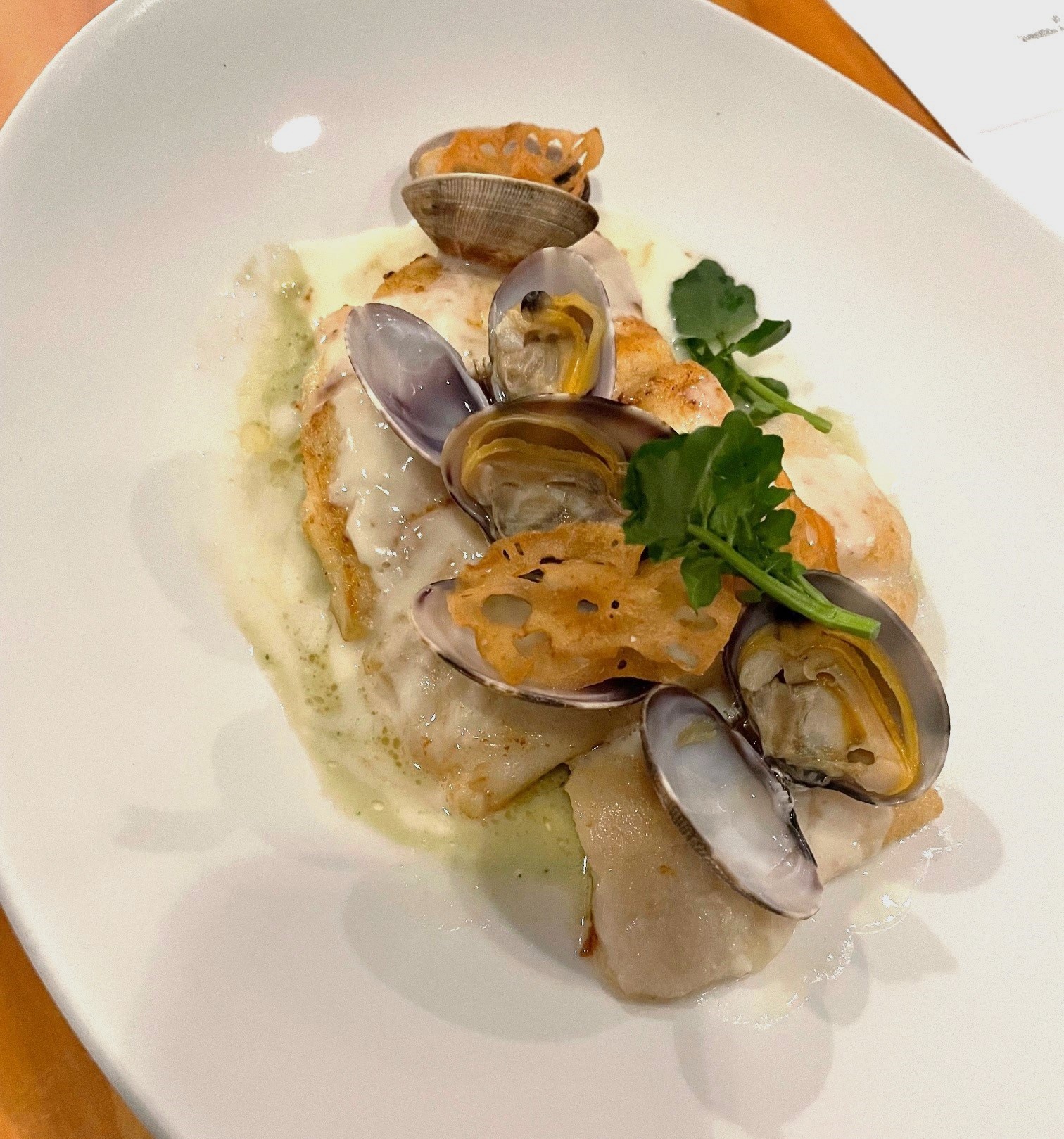 Sole with Saltspring Island clams