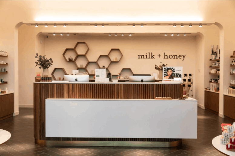 Milk + Honey Spa Lobby