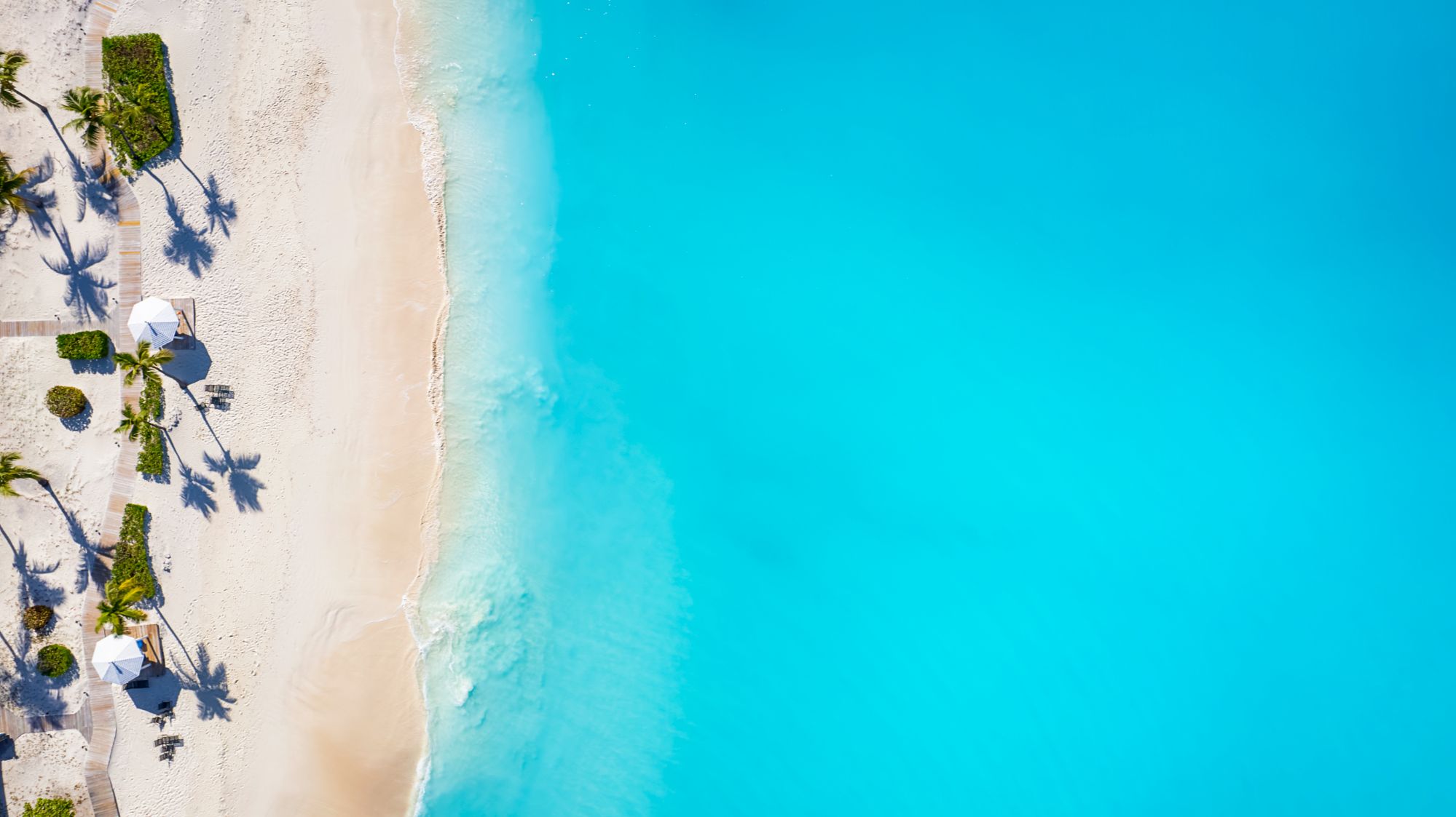 Beach and turquoise water