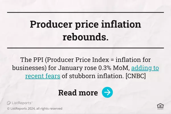 Producer Price Inflation Rebounds