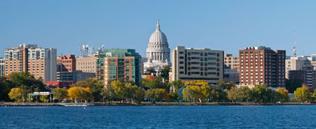 Madison Panorama from Lake Monona