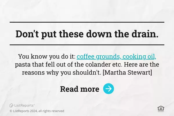 12 Things You Should Never Put Down the Drain—Even if You Have a Garbage Disposal