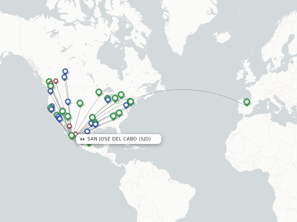 Los Cabos International (SJD) is a mid-sized airport based in San Jose Cabo, Mexico.