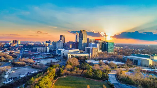 Downtown Raleigh, North Carolina, USA Skyline Aerial (1)