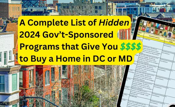 Up to $20k or more to buy your MD/DC dream home in the next 3 months!