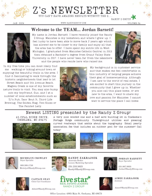 January 2024 Newsletter,Randy Zakrajsek