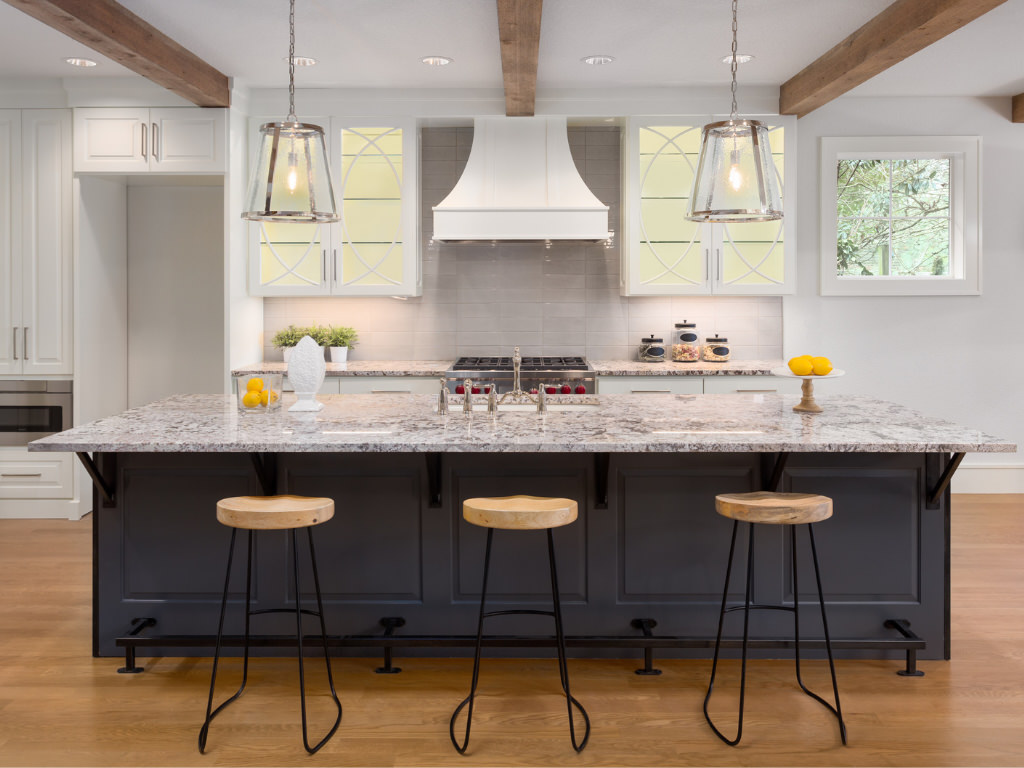 A luxury kitchen in a home for sale in Medina, MN