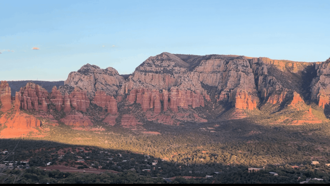 Airport Loop Sunset Hike Sedona AZ