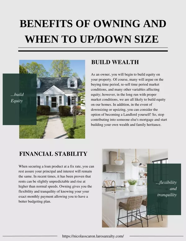 feature image of Benefits of Owning and when to up-down Size