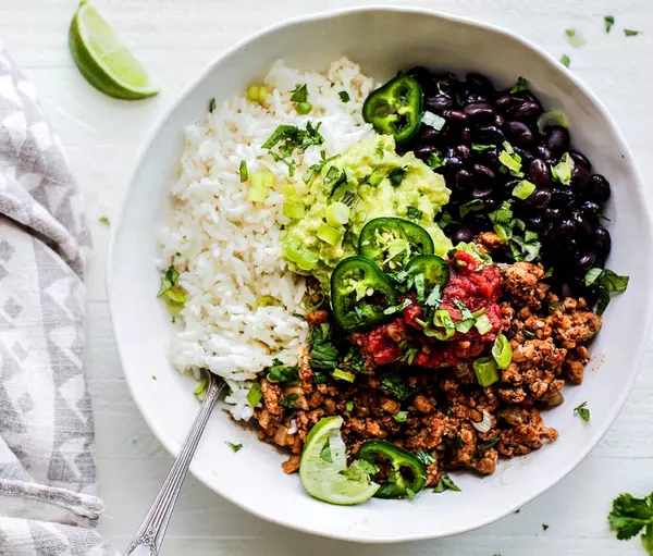 Ground Pork Taco Bowls