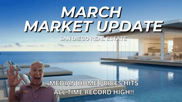 Median Home Prices Hits All Time Record High in San Diego!!,Woody Henderson