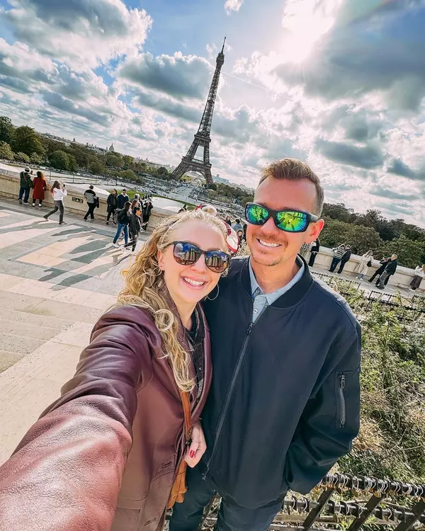 Bret Fields and his wife in Paris