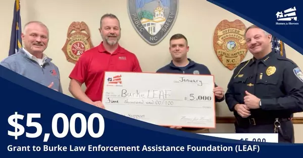 Burke Law Enforcement Assistance Foundation (LEAF) Receives $5,000 Grant