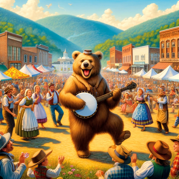 The Bear on the Square Mountain Festival in Dahlonega, GA,Gold Peach Realty