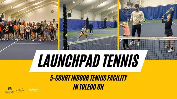 feature image of Indoor Tennis Court in Toledo OH || Launchpad Central