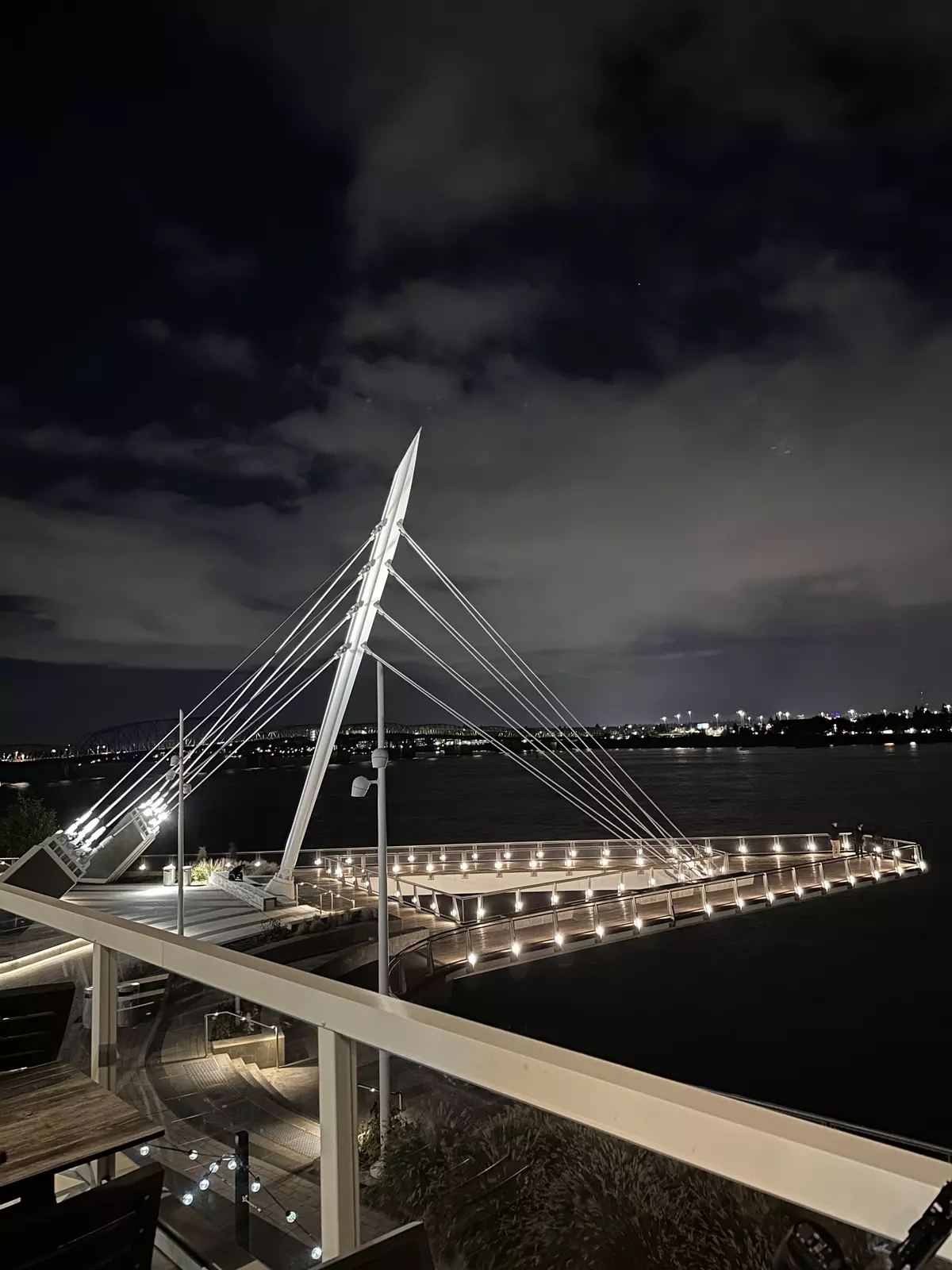 Vancouver Waterfront at night