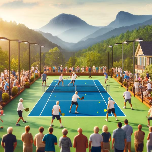 Discover Pickleball in Dahlonega, Georgia,Gold Peach Realty