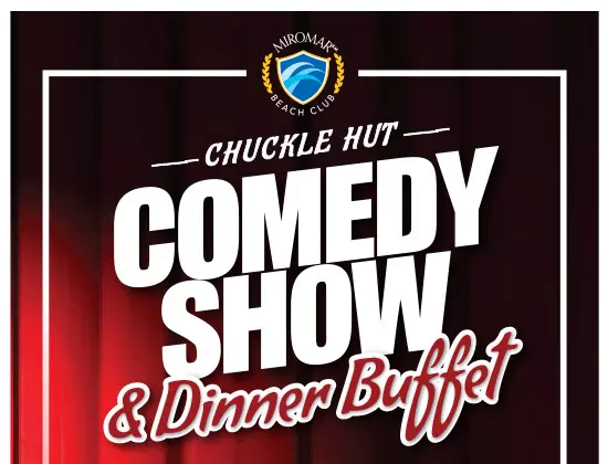 Comedy Show & Dinner Buffet @ The Beach Clubhouse,Dina Skaff