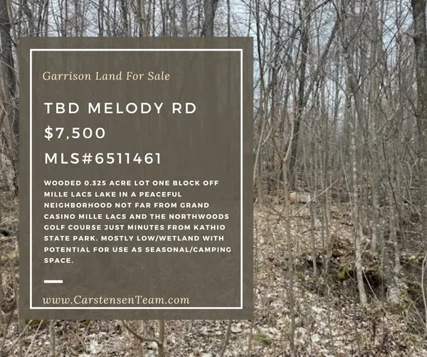 Wooded Land 1 Block from Mille Lacs Lake,Chuck Carstensen