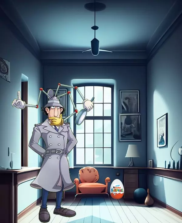 Gadget finding the egg mobile 
