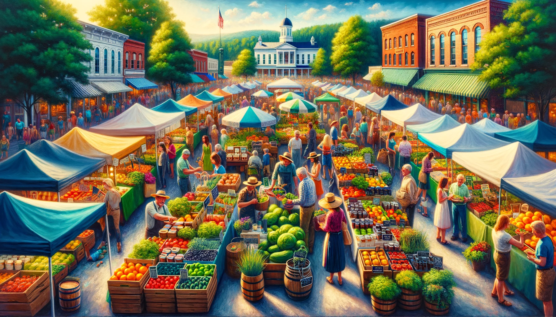 The Dahlonega Farmers Market and Dahlonega Harvest Hub