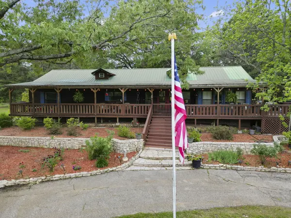 Lindale TX Home with American Flag