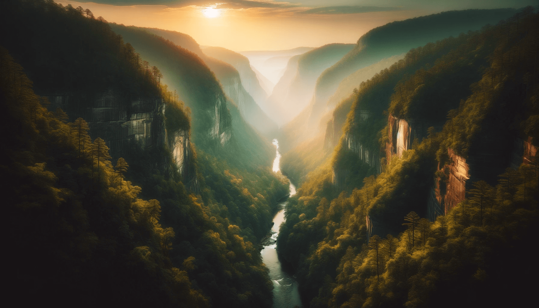 Tallulah Gorge State Park in North Georgia