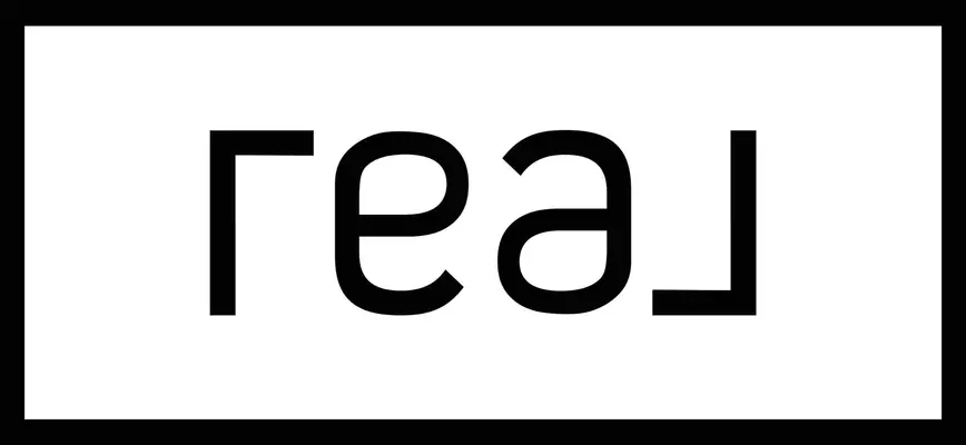 Real Logo Outline Black