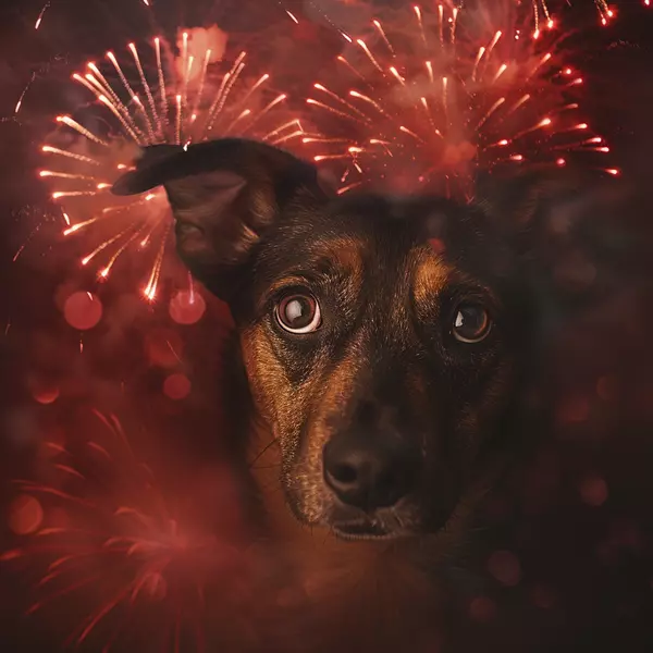 feature image of Pets, Vets, and Fireworks: What You Should Know To Help Everyone Enjoy a Safe Fourth of July