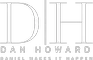 Dan Howard White Logo