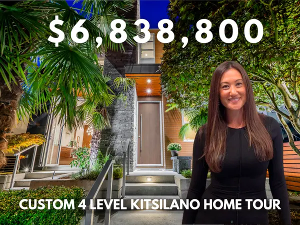 feature image of Inside this $6,838,800 4-Level Home in Kitsilano, Vancouver, BC