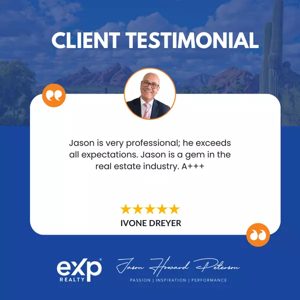 Satisfied Client: Ivone Dreyer,Jason Peterson