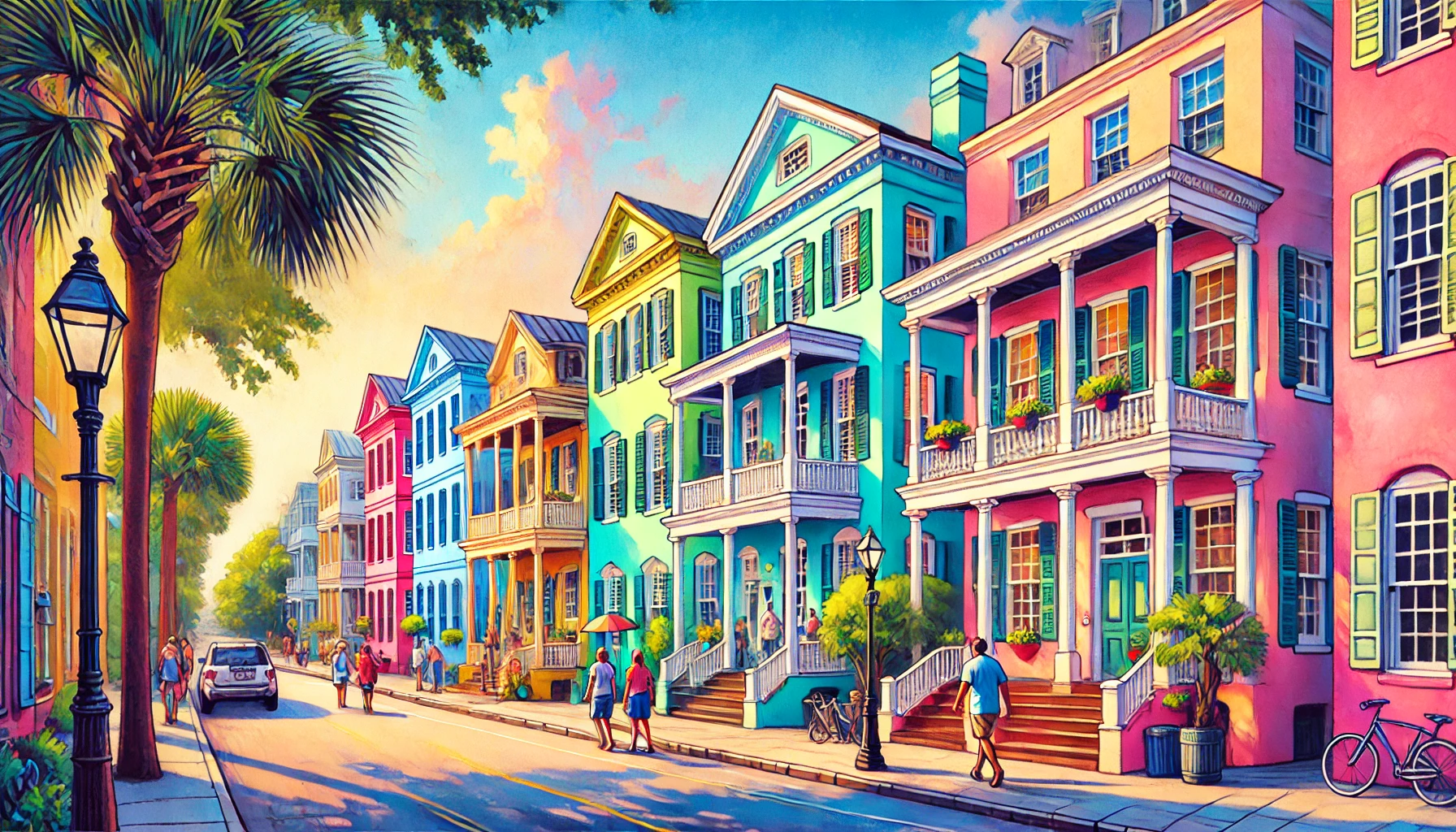 Rainbow Row - Charleston SC