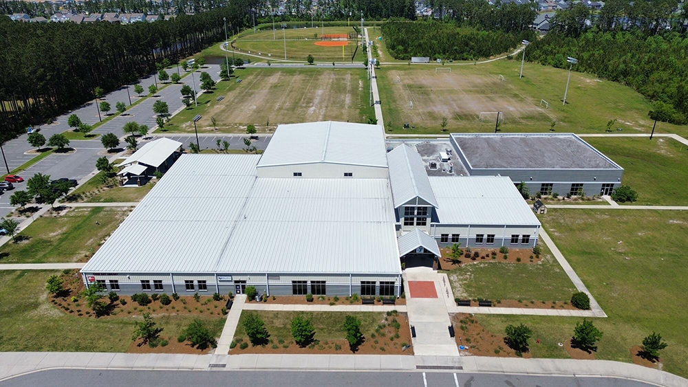 overhead view of the cane bay family ymca
