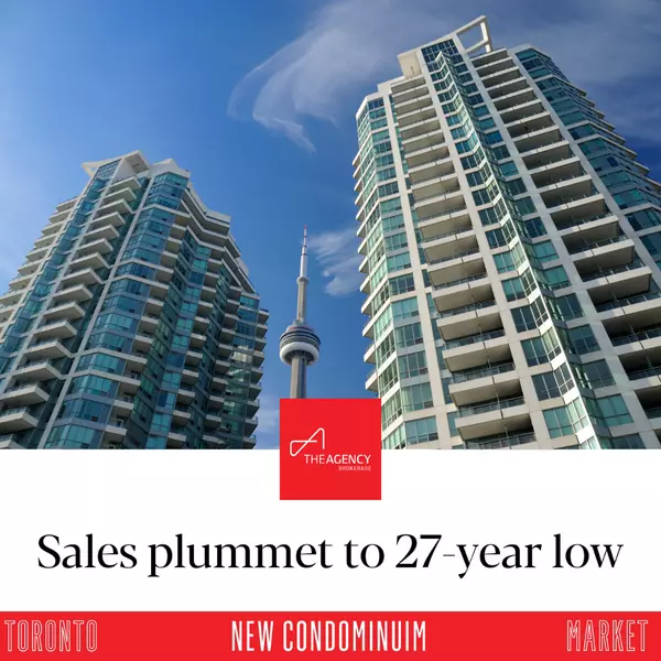 New condominium sales plummet to 27-year low