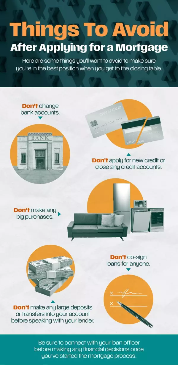 Things To Avoid After Applying for a Mortgage,Melanie Balog