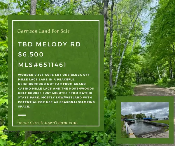 Wooded Lot a Block From Mille Lacs Lake,Chuck Carstensen