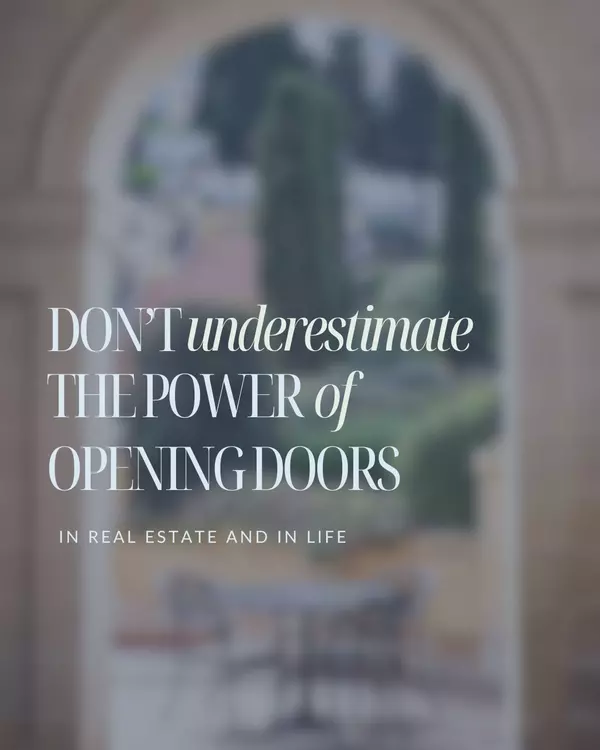 Don't Underestimate the power of Opening Doors