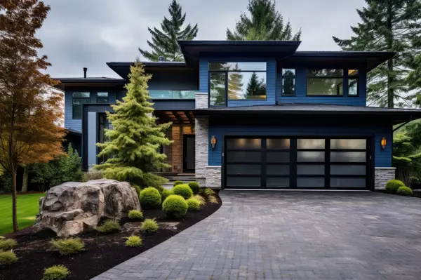 This luxurious recently built residence in Bellevue, Washington